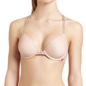 NWT Josie Jetset T-Back Contour Bra 32D Nude/Blush